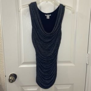 Grey Scrunched Blouse (S)